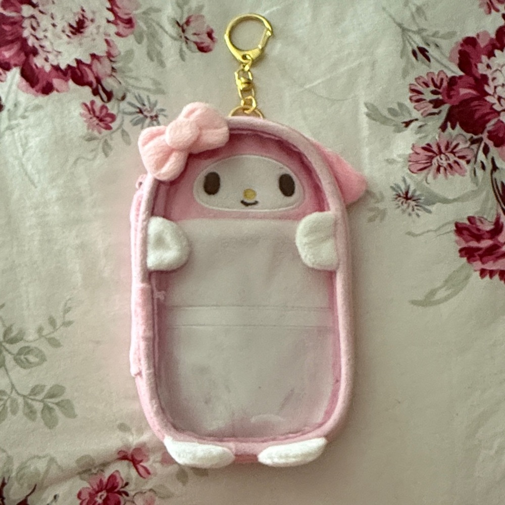 My Melody Clear Keychain Pouch